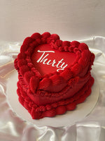 Vintage Heart Cake